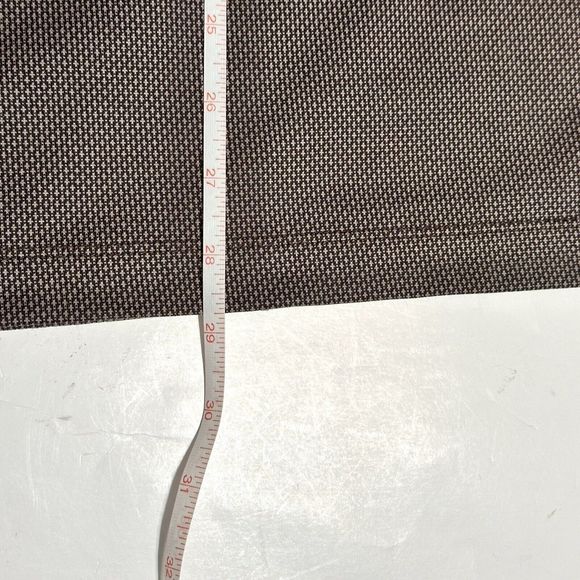 Untuckit Polo Shirt Long Sleeve Brown Damaschino Diamond Casual Men's Size XL - Picture 5 of 12